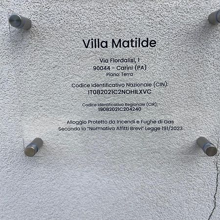 Villa Matilde Carini Esterno foto